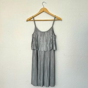 H&M Silver Mini Dress